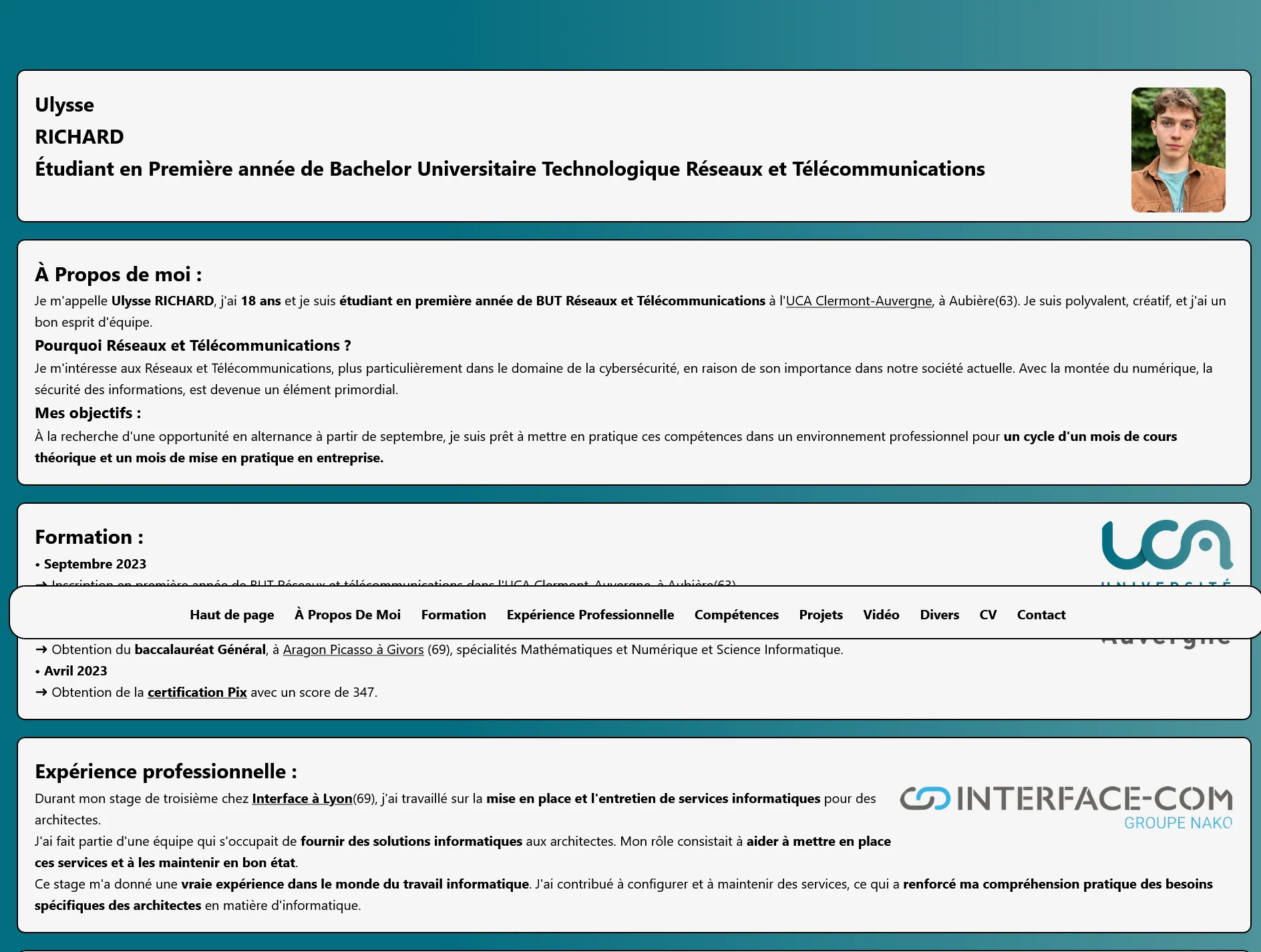 Développement web HTML et CSS